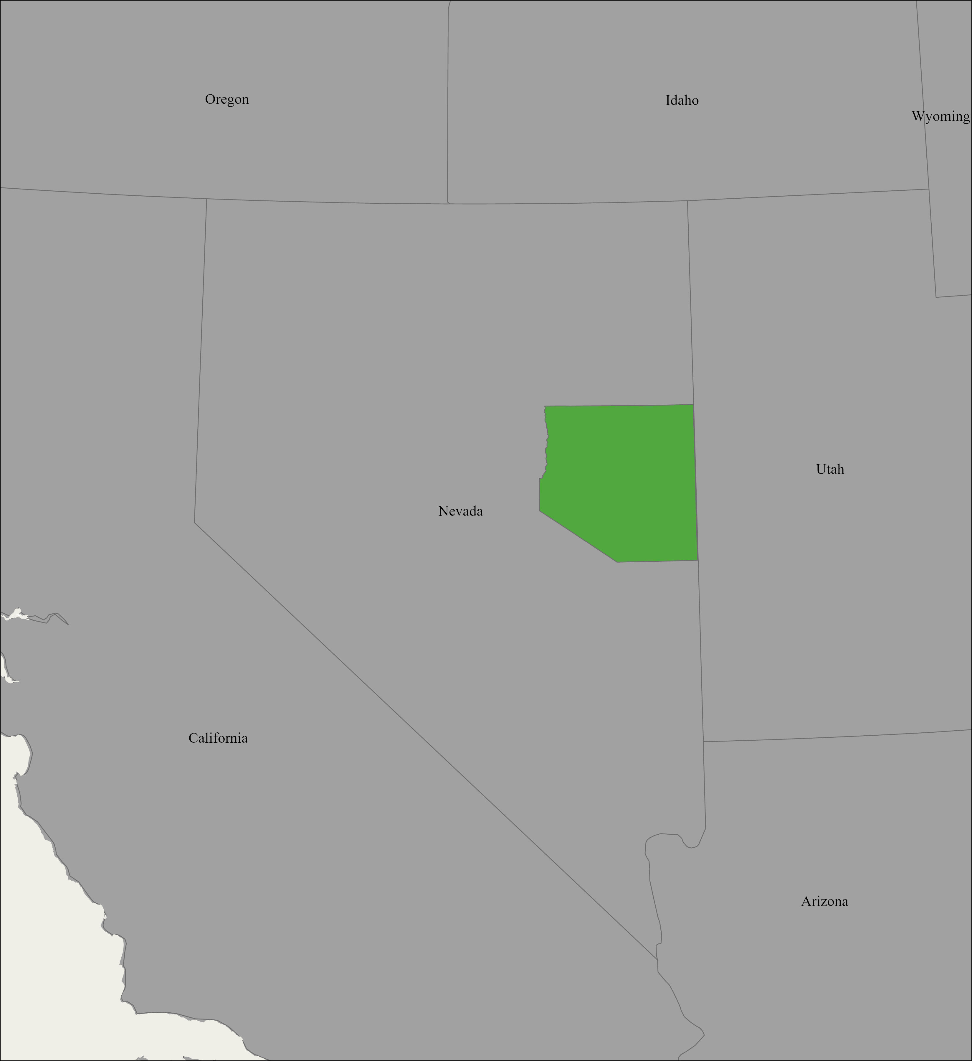 White Mountain Mission Map 1855